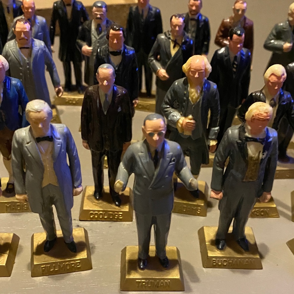 Vintage Marx Toys 36 U.S. Presidents Figurine Set 3” Historical Collection- - Picture 4 of 9